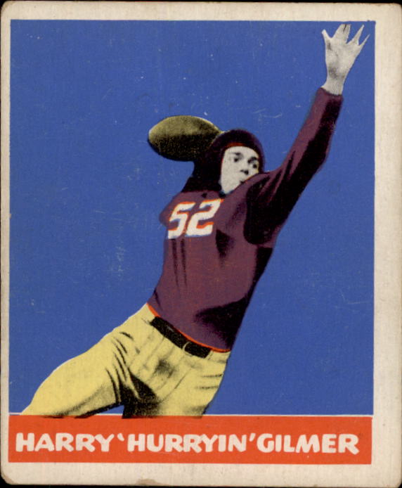 1948 Leaf #18B Harry Gilmer PJ RC/(Purple jersey)