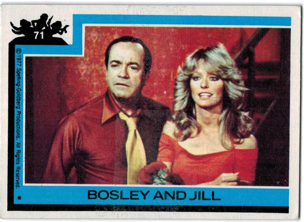 1977 Topps Charlie's Angels #71 Bosley and Jill