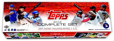 2012 Topps Baseball Factory Sealed Complete Set With Series 1 & Series 2 In A Colorful Factory Sealed Box - In Stock Now