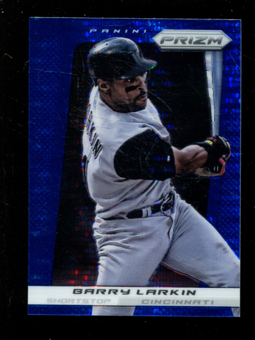 2013 Panini Prizm Prizms Blue Pulsar #189 Barry Larkin