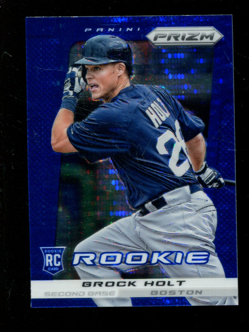 2013 Panini Prizm Prizms Blue Pulsar #262 Brock Holt