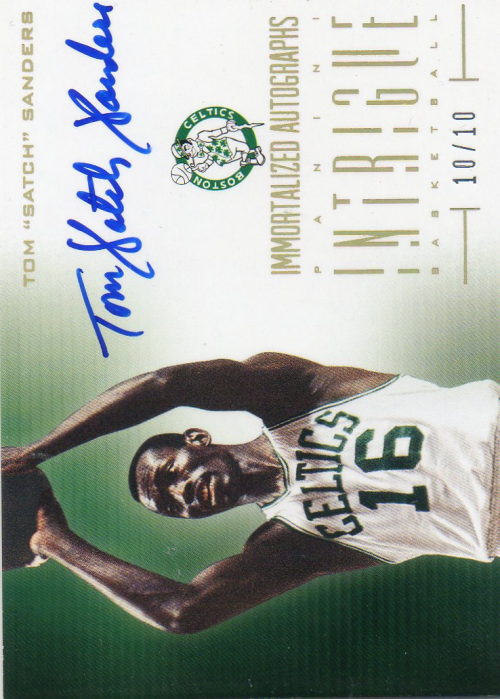 2012-13 Panini Intrigue Immortalized Autographs Gold #27 Tom 