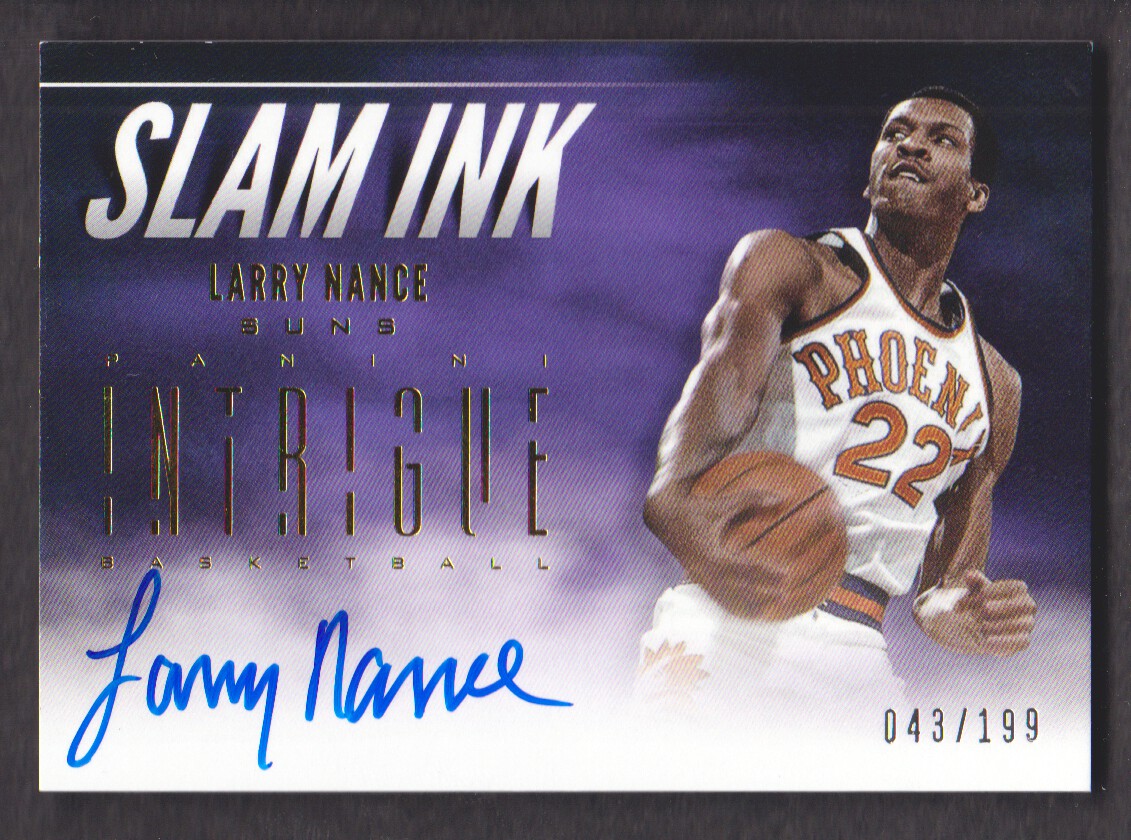 2012-13 Panini Intrigue Slam Ink #40 Larry Nance/199
