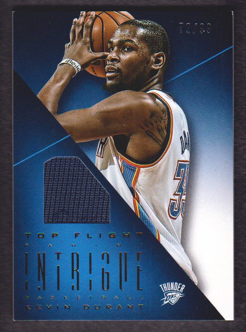 2012-13 Panini Intrigue Top Flight Unis #6 Kevin Durant/99