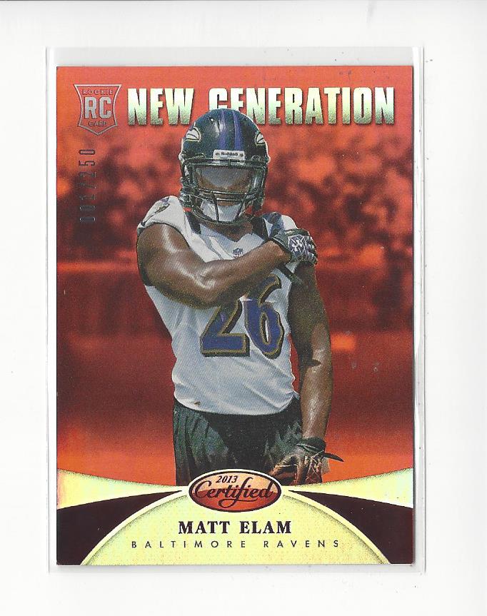 2013 Certified Mirror Red #267 Matt Elam
