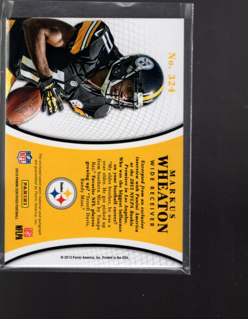 A7107- 2013 Certified Football Cards 1-150 +Inserts -You Pick- 15+ FREE US SHIP - Picture 297 of 298