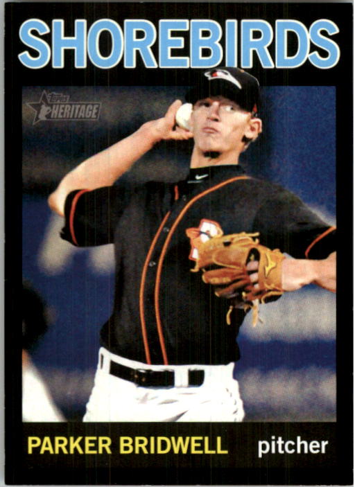 2013 Topps Heritage Minors Black #11 Parker Bridwell