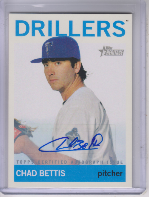 2013 Topps Heritage Minors Real One Autographs #CB Chad Bettis
