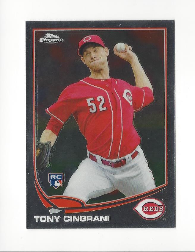 2013 Topps Chrome #171 Tony Cingrani RC