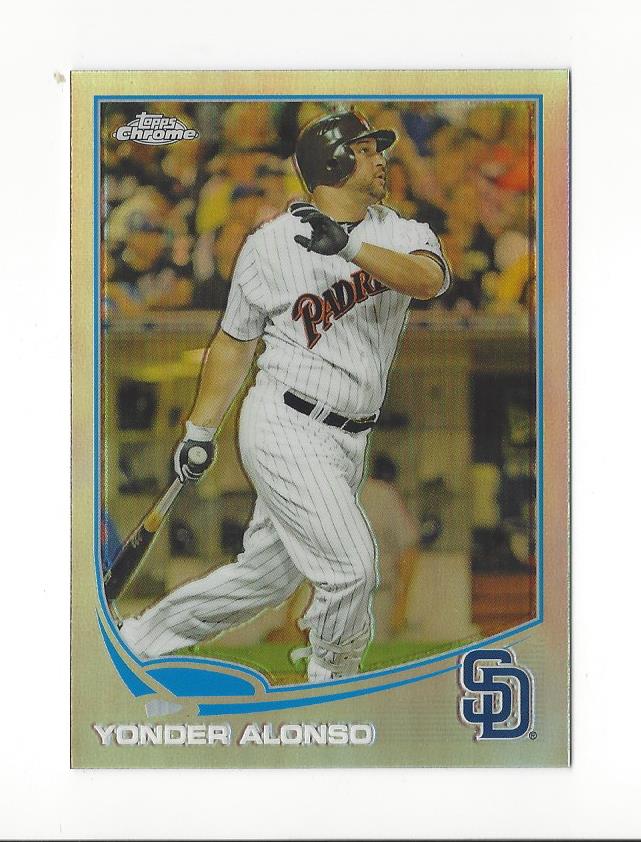 2013 Topps Chrome Refractors #149 Yonder Alonso