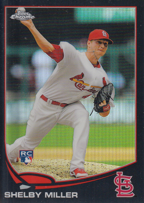 2013 Topps Chrome Black Refractors #80 Shelby Miller