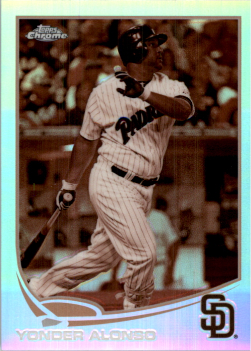 2013 Topps Chrome Sepia Refractors #149 Yonder Alonso