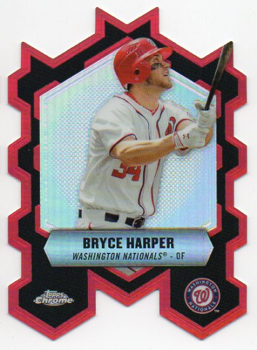 2013 Topps Chrome Chrome Connections Die Cuts #CCBH Bryce Harper