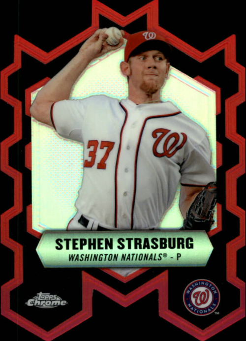 2013 Topps Chrome Chrome Connections Die Cuts #CCSS Stephen Strasburg