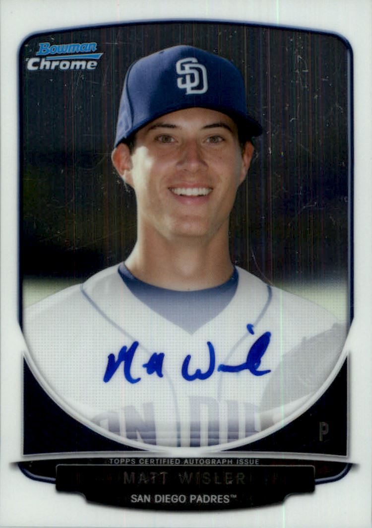 2013 Bowman Chrome Prospect Autographs #MWI Matt Wisler