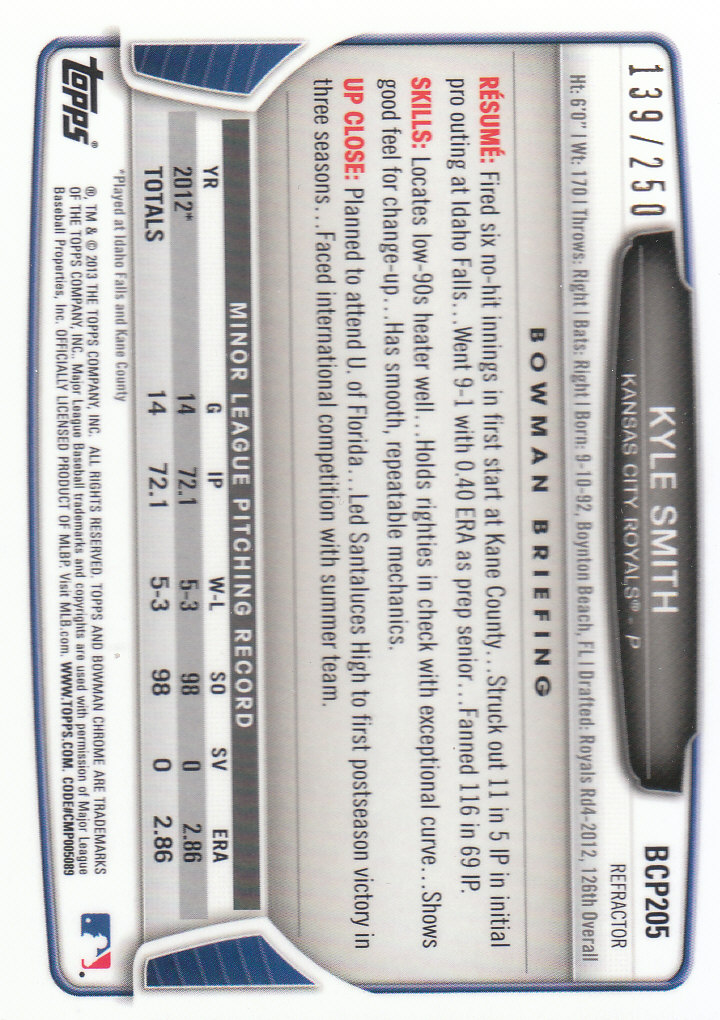 2013 Bowman Chrome Baseball Part 4 - Picture 65 of 316