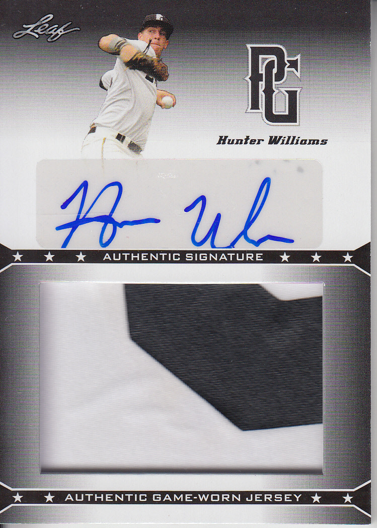 2013 Leaf Perfect Game Jersey Autographs #HW1 Hunter Williams