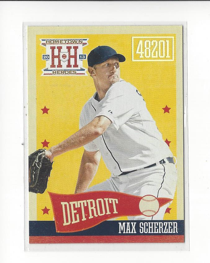 2013 Hometown Heroes Zip Code #102 Max Scherzer