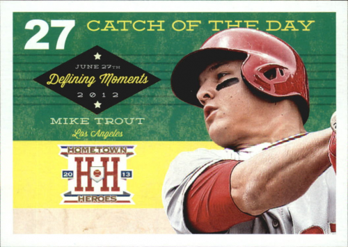 2013 Hometown Heroes Defining Moments #4 Mike Trout