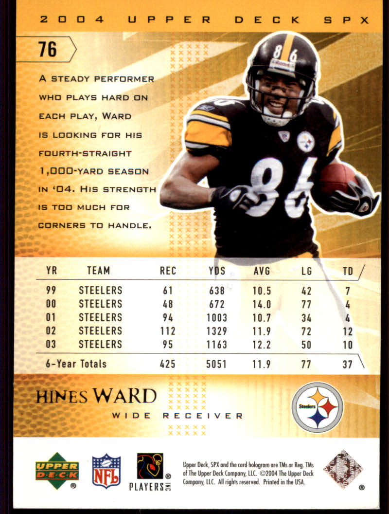 2004 SPx (Upper Deck) Football "Promo" Cards - Picture 3 of 5