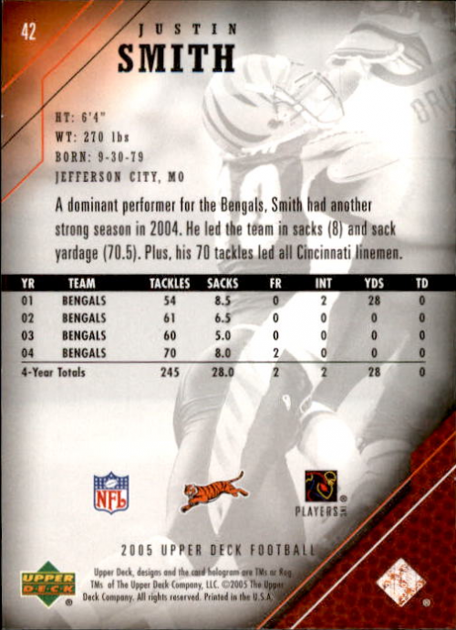 A7314- 2005 Upper Deck Football 201-275 +Inserts -You Pick- 15+ FREE US SHIP - Picture 87 of 178
