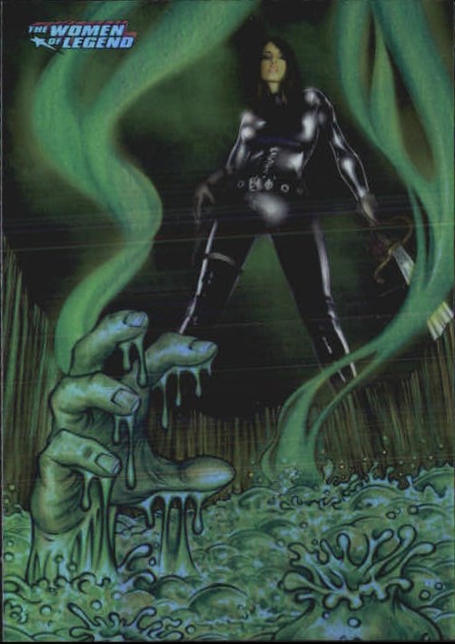 2013 Cryptozoic DC Comics Women of Legend Foil #40 Talia al Ghul