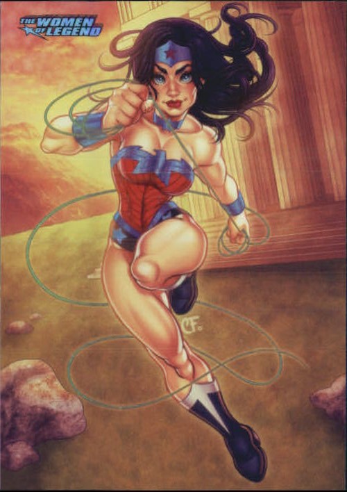 2013 Cryptozoic DC Comics Women of Legend Foil #46 Wonder Woman