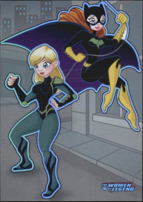 2013 Cryptozoic DC Comics Women of Legend Foil #52 Batgirl/Black Canary