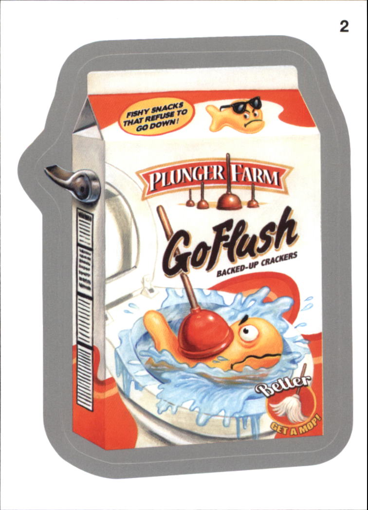 2013 Topps Wacky Packages Series 11 Silver #2b Goflush