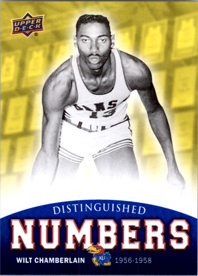 2013 Upper Deck Kansas Distinguished Numbers #DN4 Wilt Chamberlain