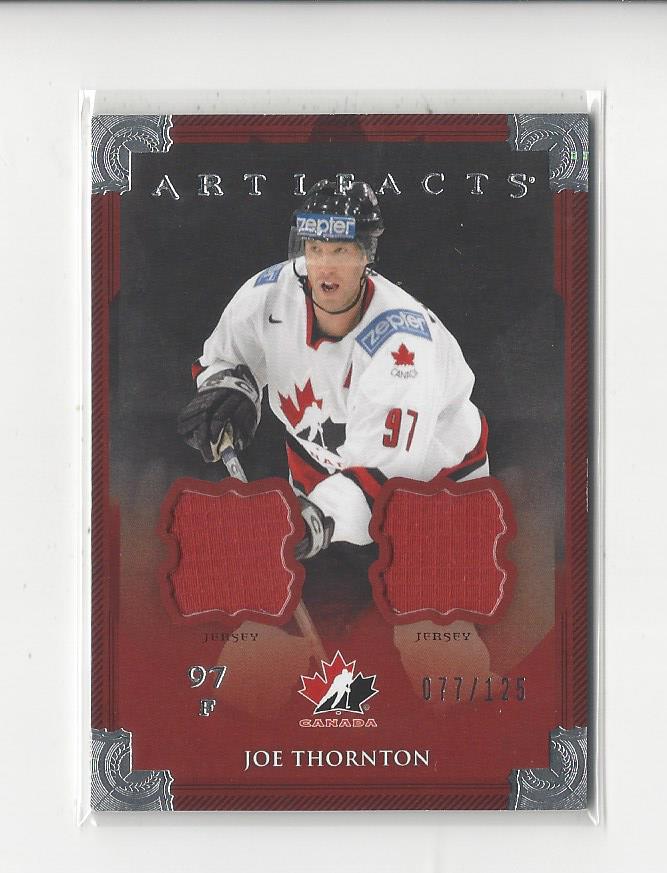 2013-14 Artifacts Jerseys #141 Joe Thornton TC