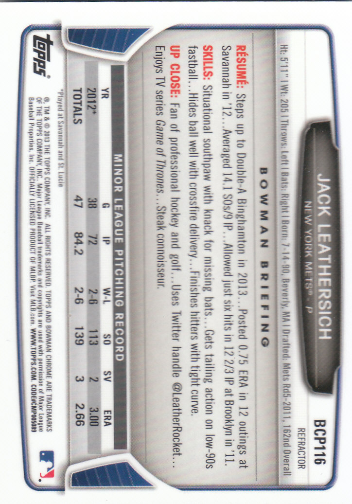 2013 Bowman Chrome Baseball Part 4 - Picture 77 of 316