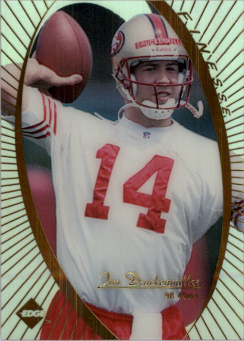1997 Collector's Edge Extreme Finesse Holofoil #10 Jim Druckenmiller