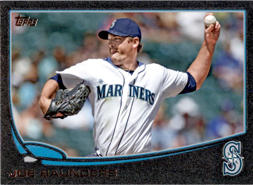 2013 Topps Update Black #US14 Joe Saunders