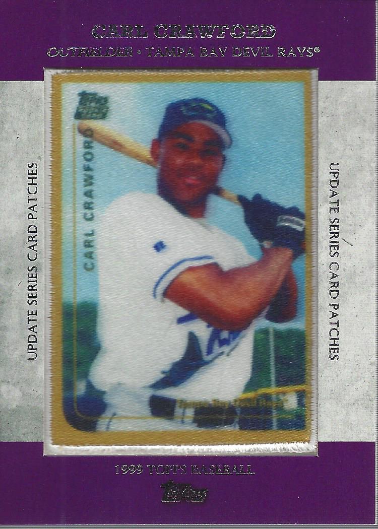 2013 Topps Update Rookie Commemorative Patches #9 Carl Crawford