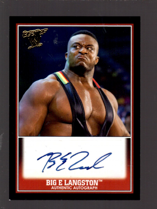 2013 Topps Best of WWE Autographs #NNO Big E Langston