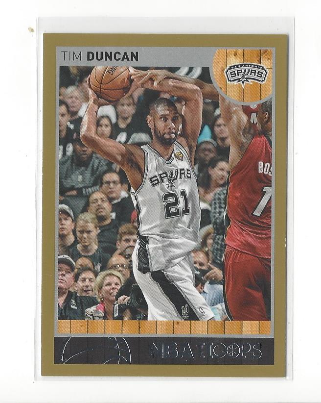 2013-14 Hoops Gold #70 Tim Duncan