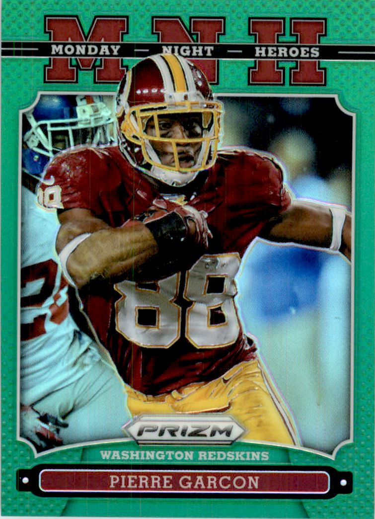 2013 Panini Prizm Monday Night Heroes Prizms Green #20 Pierre Garcon