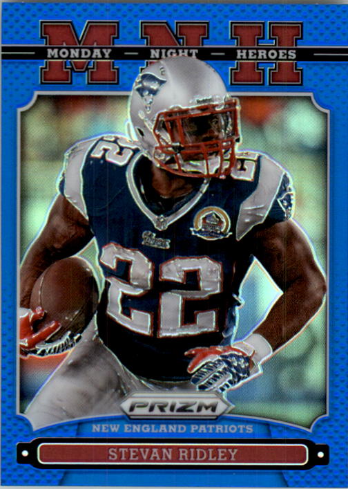 2013 Panini Prizm Monday Night Heroes Prizms Blue #23 Stevan Ridley