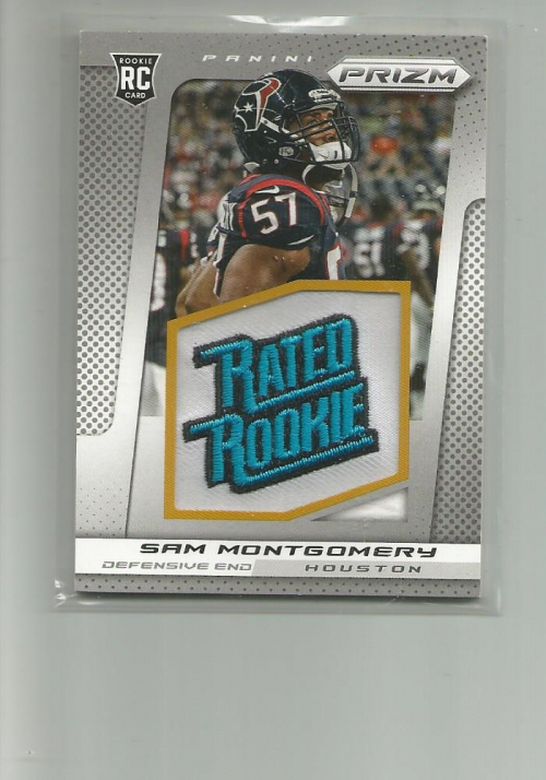 2013 Panini Prizm Rated Rookie Patches #284 Sam Montgomery