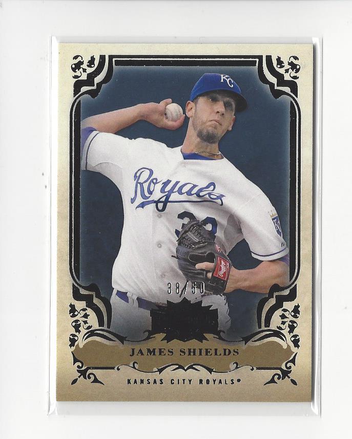 2013 Topps Triple Threads Onyx #96 James Shields