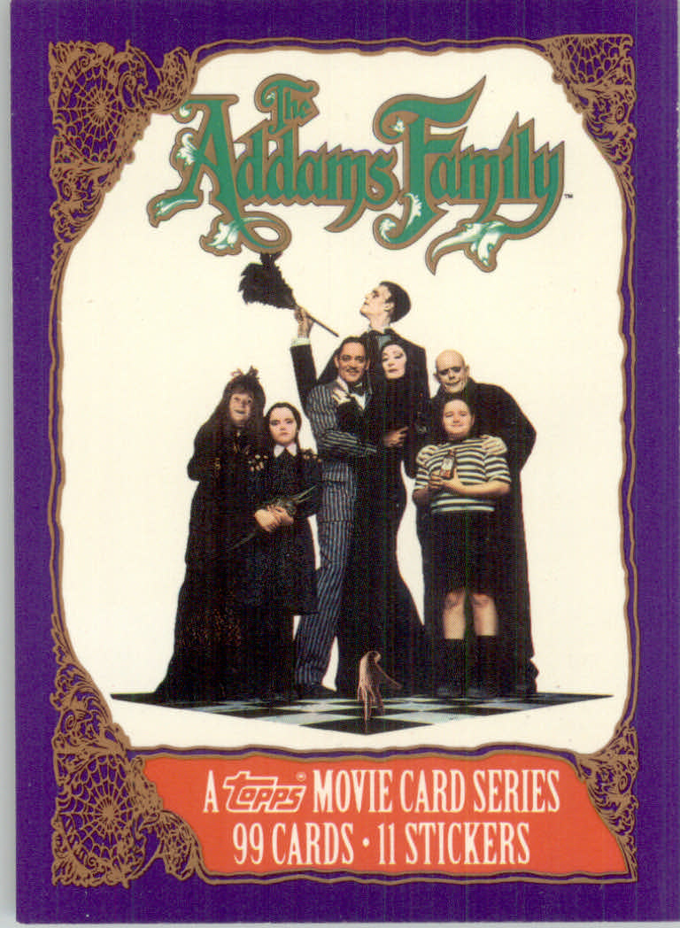 1991 Topps The Addams Family "Main Set" Base Cards