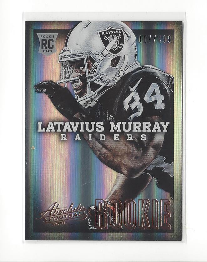 2013 Absolute #181 Latavius Murray/499 RC