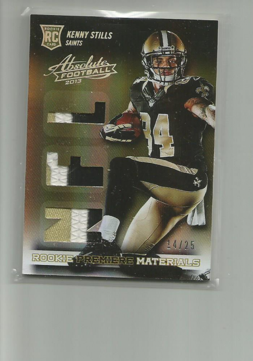 2013 Absolute Rookie Premiere Materials NFL Prime #218 Kenny Stills