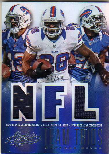 2013 Panini Absolute Steve Johnson Buffalo Bills #13