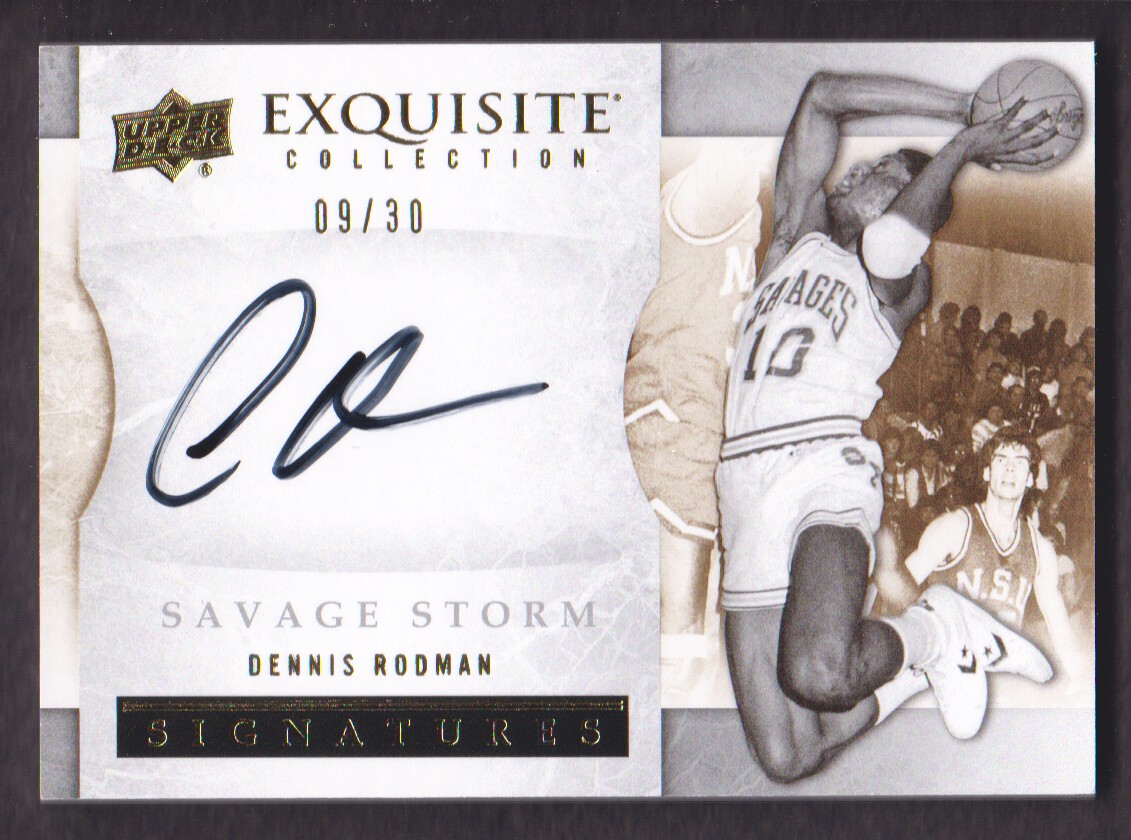 2012-13 Exquisite Collection Autographs #RO Dennis Rodman/30