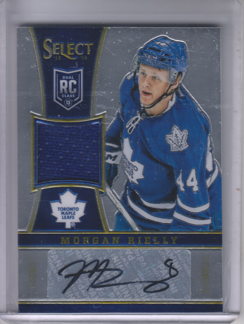 2013-14 Select Rookies Jersey Autographs #308 Morgan Rielly/199