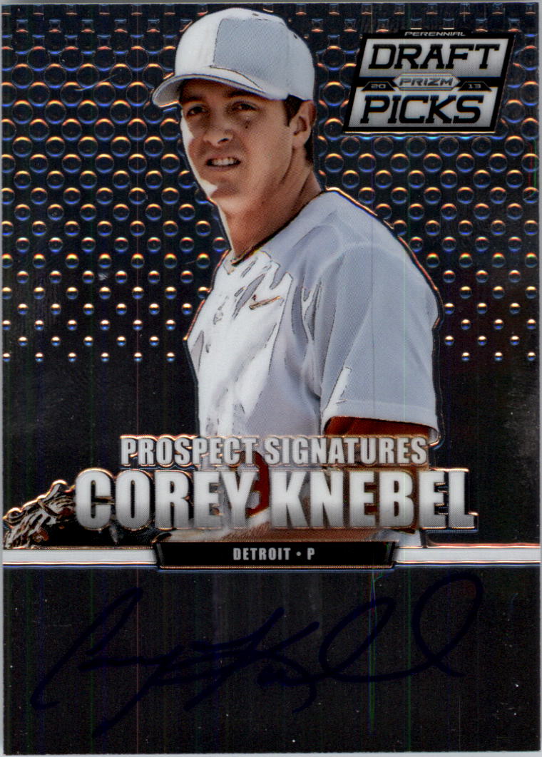 2013 Panini Prizm Perennial Draft Picks Prospect Signatures #38 Corey Knebel
