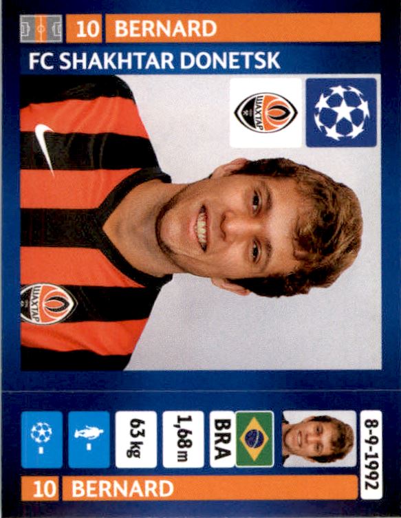 2013-14 Panini UEFA Champions League Stickers #35 Bernard