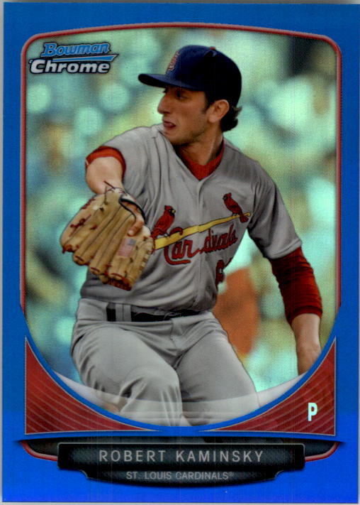 2013 Bowman Chrome Draft Draft Picks Blue Refractors #BDPP57 Robert Kaminsky
